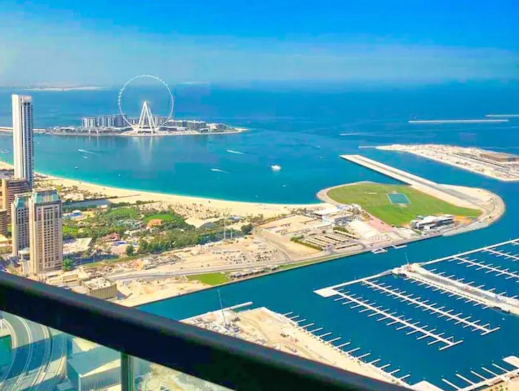 White Sage - Incredible Full Sea And Dubai Eye View In Marina Apartment Bagian luar foto