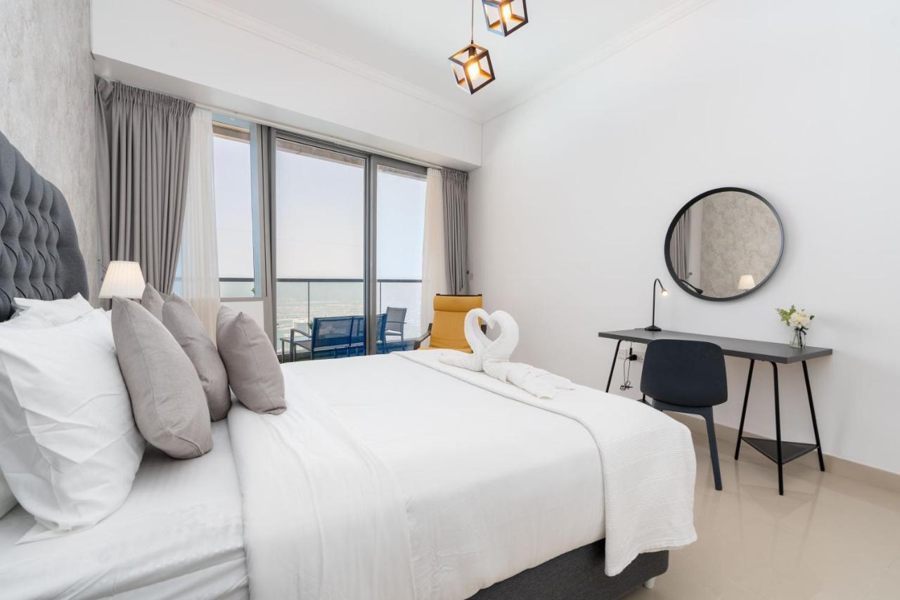 White Sage - Incredible Full Sea And Dubai Eye View In Marina Apartment Bagian luar foto