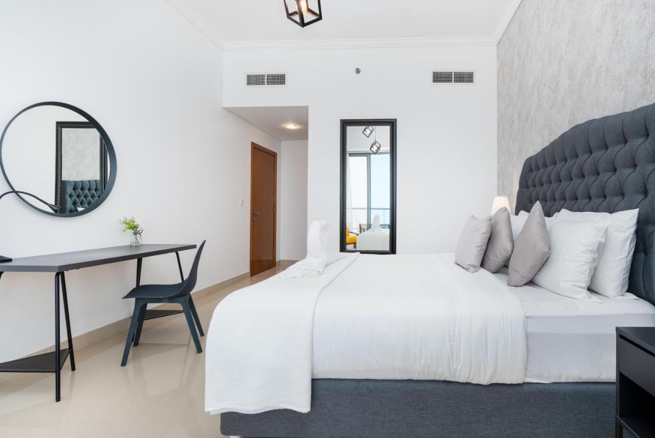 White Sage - Incredible Full Sea And Dubai Eye View In Marina Apartment Bagian luar foto